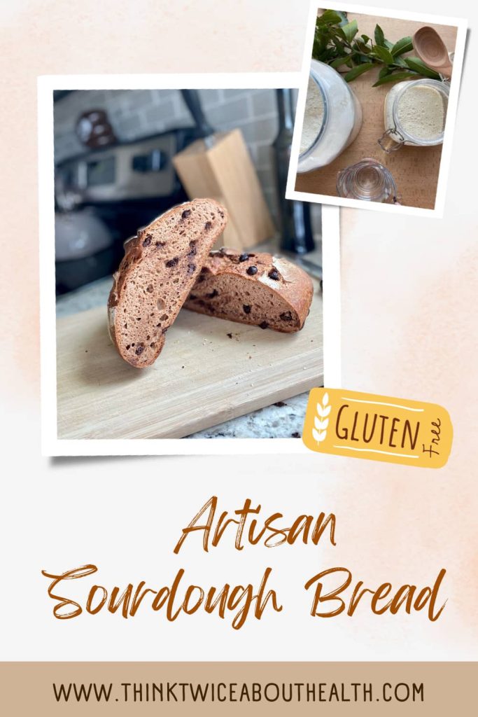 Gluten-Free Artisan Sourdough Bread with raisins