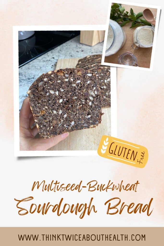 Gluten free Multiseed buckwheat artisan bread